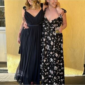 Vera Wang Navy Evening Gown Dress